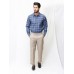 Wrinkle-Free Trousers for Men 100% Cotton Off White